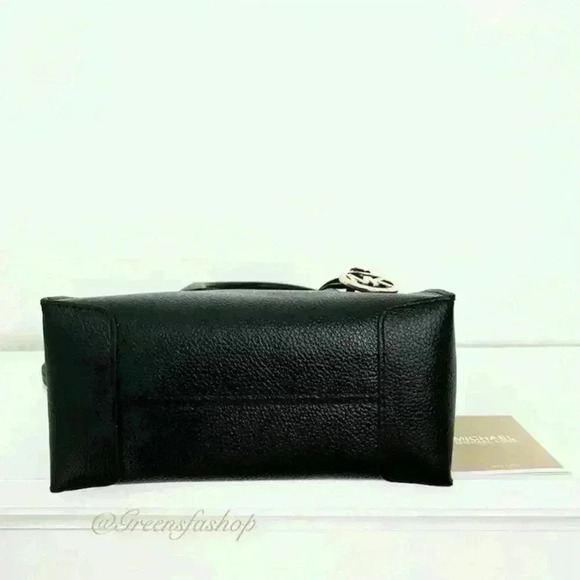 Michael Kors purse Mercer messenger crossbody black leather shoulder bag - Picture 5 of 7